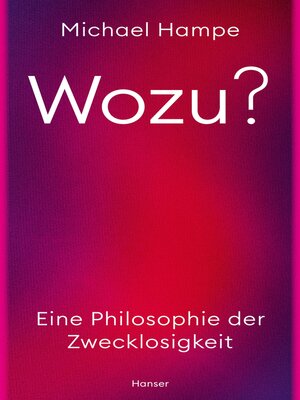 cover image of Wozu?